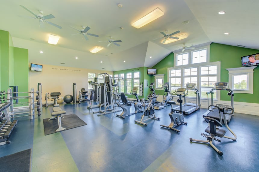 Fitness Center in a Indianapolis apartment community.